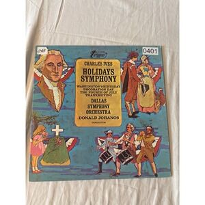 Turnabout Charles Ives Holidays Symphony LP Dallas Symphony Orchestra Good 12"‎